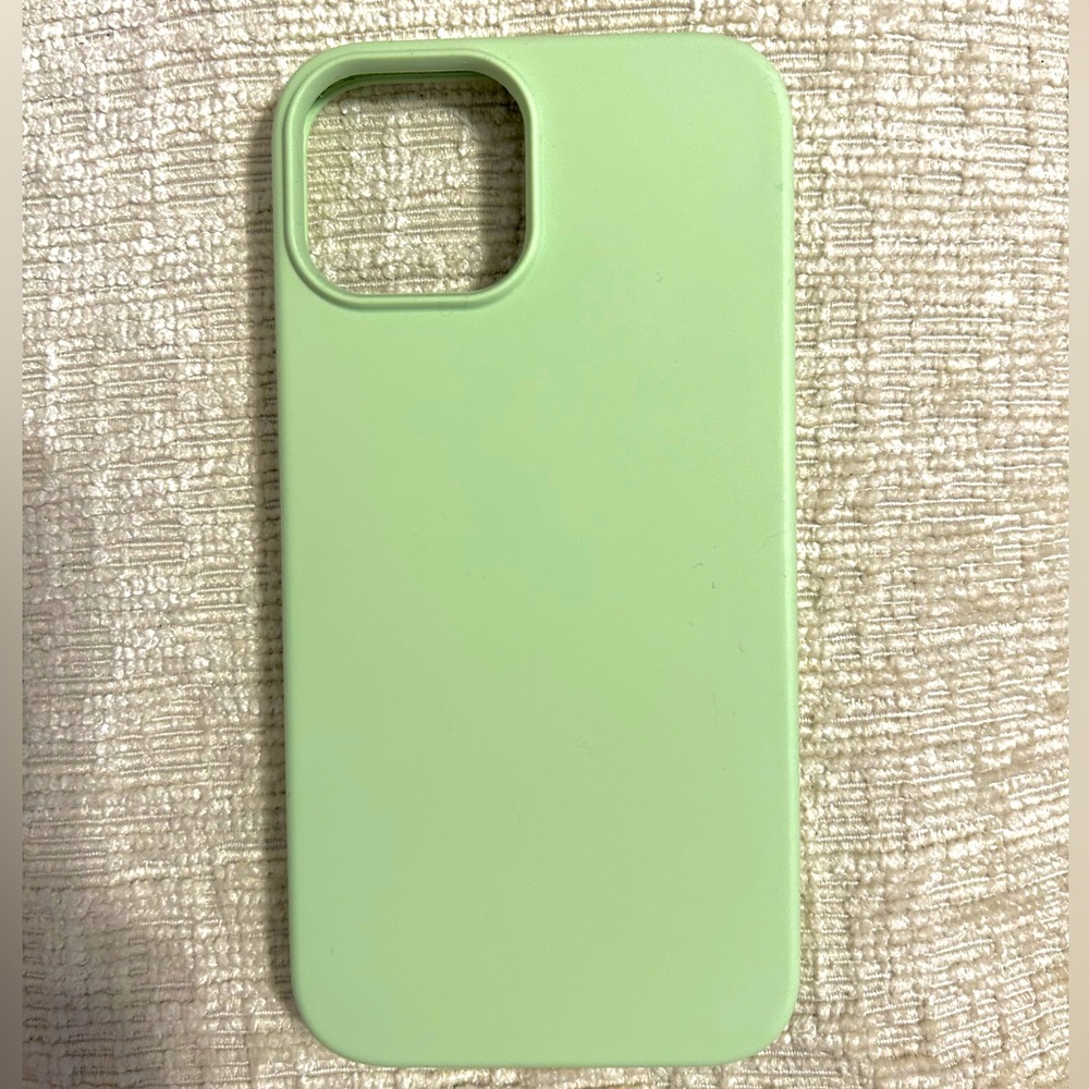 Isla Rae iPhone 14 Sage Green Silicone Case